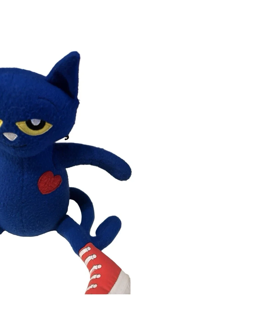 Pete the Cat 11 Inch Plush Doll Blue Heart Mismatched Shoes